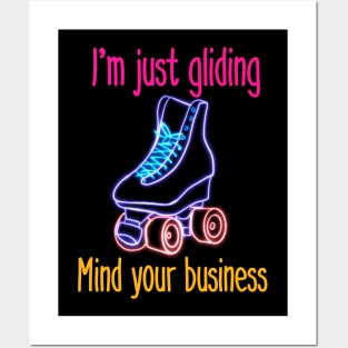 I'm Just Gliding. Mind your Business. Posters and Art